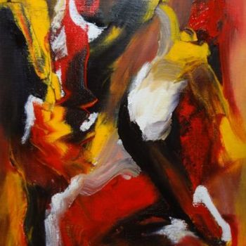 Painting titled "Cirque" by Patricia Spitz, Original Artwork