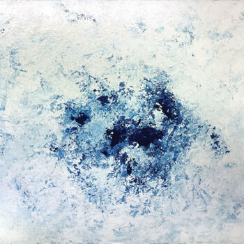 "Blue Chaos" başlıklı Tablo Patrick Bel tarafından, Orijinal sanat, Akrilik Ahşap Sedye çerçevesi üzerine monte edilmiş