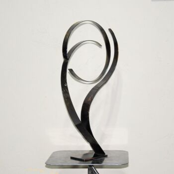 Scultura intitolato "sculpture abstrait…" da Patrick Blandin, Opera d'arte originale, Acciaio inossidabile
