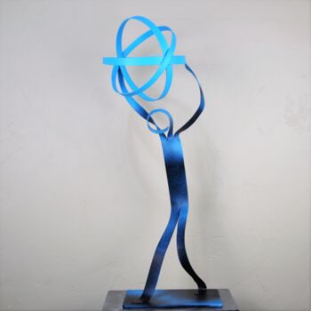 Sculpture intitulée "Blandino ou héraclè…" par Patrick Blandin, Œuvre d'art originale, Acier inoxydable
