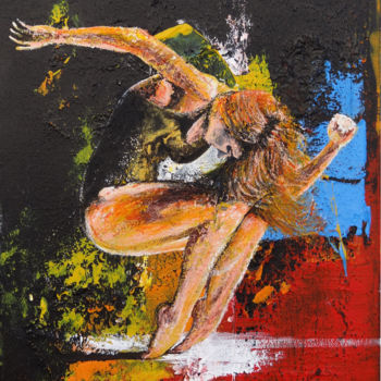 Картина под названием "Danseuse de l'équil…" - Patrick Delahaye, Подлинное произведение искусства, Акрил