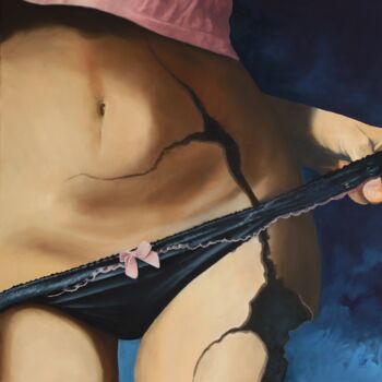 Pintura titulada "Carine" por Patrick Demuth, Obra de arte original, Oleo Montado en Bastidor de camilla de madera