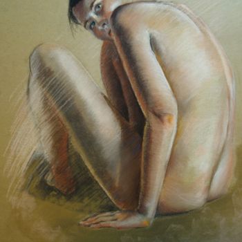 Painting titled "betty.jpg" by Patrick Dorigny, Original Artwork, Pastel