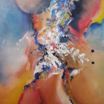 Peinture intitulée "Amoroso" par Patrick Genet, Œuvre d'art originale, Huile