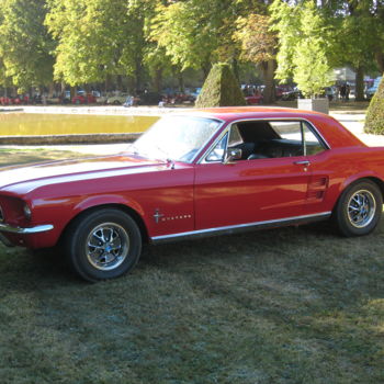 Photography titled "Mustang coupé" by Patrick Ghomri, Original Artwork