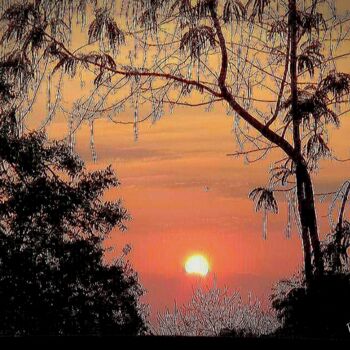 Fotografie mit dem Titel "Glistening Sunset" von Patrick John Bennett (Patrice), Original-Kunstwerk, Digitale Fotografie