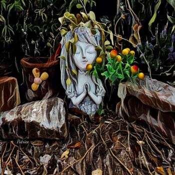 Fotografie mit dem Titel "Garden Story of Spi…" von Patrick John Bennett (Patrice), Original-Kunstwerk, Digitale Fotografie