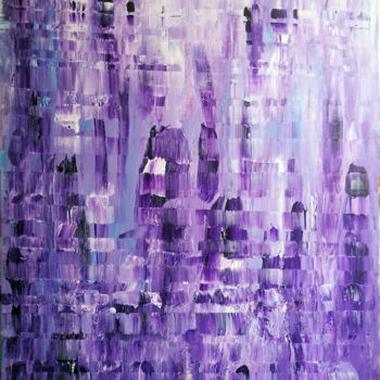 「Purple rain」というタイトルの絵画 Patrick Joostenによって, オリジナルのアートワーク, アクリル