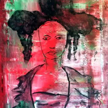 Painting titled "Anna" by Patrick Joosten, Original Artwork, Acrylic