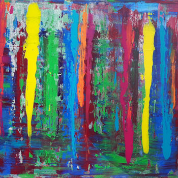 Painting titled "Colors" by Patrick Joosten, Original Artwork, Acrylic