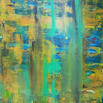 Peinture intitulée "Reflection" par Patrick Joosten, Œuvre d'art originale, Acrylique Monté sur Châssis en bois