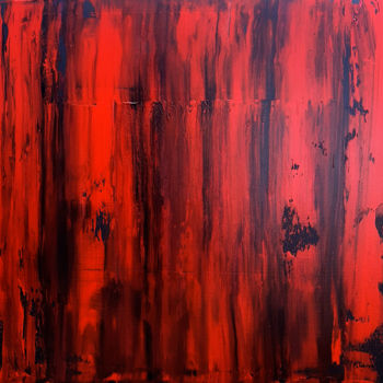 Pittura intitolato "Rouge Anglais" da Patrick Joosten, Opera d'arte originale, Acrilico