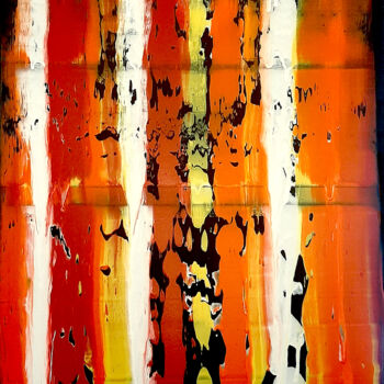 Картина под названием "Good Mood" - Patrick Joosten, Подлинное произведение искусства, Акрил Установлен на Деревянная рама д…