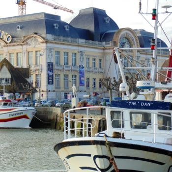 Fotografie getiteld "Photo plage de Trou…" door Patrick Jourdain, Origineel Kunstwerk