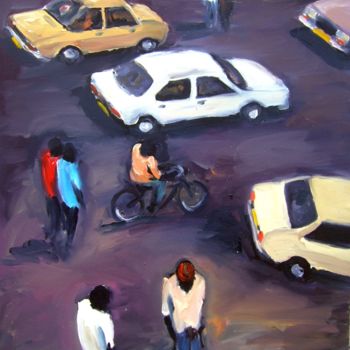 Painting titled "daily-movement-2011…" by Patrick Makumbe, Original Artwork