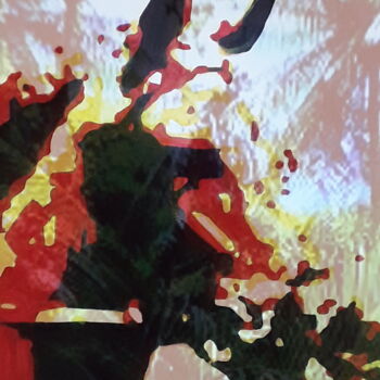 Цифровое искусство под названием "Le cheval" - Patrick Mauxion (MAUX), Подлинное произведение искусства, 2D Цифровая Работа…
