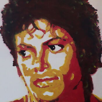 Malarstwo zatytułowany „Michael Jackson” autorstwa Patrick Mauxion (MAUX), Oryginalna praca, Akryl Zamontowany na Drewniana…