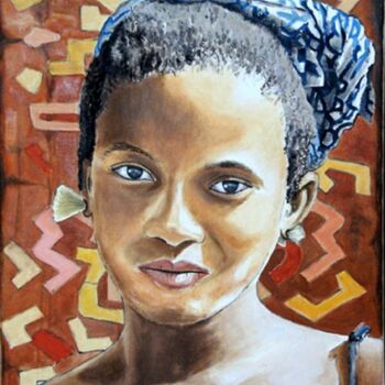 Painting titled "NéNé" by Patrick Noly, Original Artwork