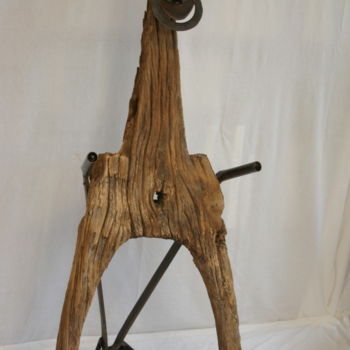 Sculpture titled "Emissaire" by Patrick Puechavy, Original Artwork