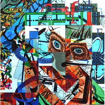 Collages intitulée "UmAnOrObO" par Shub, Œuvre d'art originale, Peinture numérique