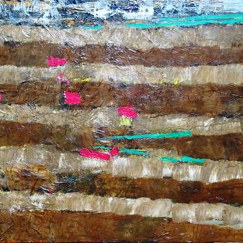 제목이 "24-Question-de-sens…"인 미술작품 Patrick William Tamper로, 원작, 아크릴 나무 들것 프레임에 장착됨