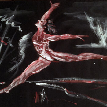 "Danseur étoile 1" başlıklı Tablo Patrick Tubaro tarafından, Orijinal sanat, Akrilik