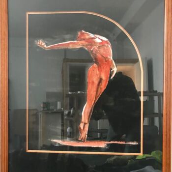 Malarstwo zatytułowany „Danseuse” autorstwa Patrick Tubaro, Oryginalna praca, Akwarela
