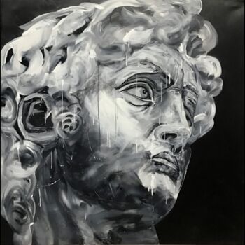 Painting titled "DAVID" by Patrick Zevaco, Original Artwork, Acrylic