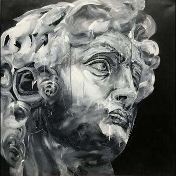 Malerei mit dem Titel "DAVID" von Patrick Zevaco, Original-Kunstwerk, Acryl