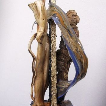 Escultura intitulada "ORISHA 7 BIS" por Patrick.Clerc, Obras de arte originais