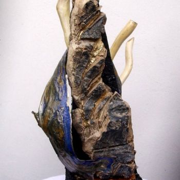 Escultura intitulada "ORISHA 10" por Patrick.Clerc, Obras de arte originais