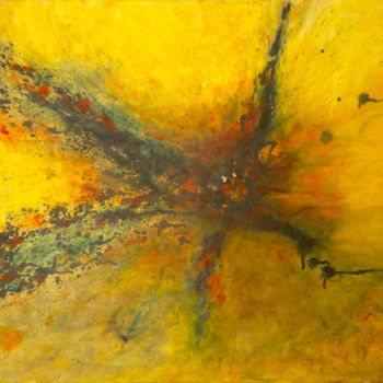 Peinture intitulée "Big Bang" par Patrick Couvreur, Œuvre d'art originale, Huile
