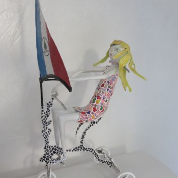 Sculpture intitulée "marianne.jpg" par Patrick Dupont, Œuvre d'art originale, Métaux
