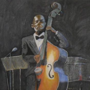 Painting titled "Jazz" by Patrick Mahieu, Original Artwork, Oil