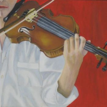Painting titled "Virtuose" by Patrick Mahieu, Original Artwork, Oil