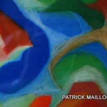 Peinture intitulée "LE POISSON BLEU" par Patrick Maillocheau, Œuvre d'art originale