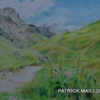 Painting titled "PAYSAGE" by Patrick Maillocheau, Original Artwork
