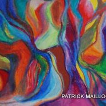 Painting titled "PAYSAGE IMAGINAIRE" by Patrick Maillocheau, Original Artwork