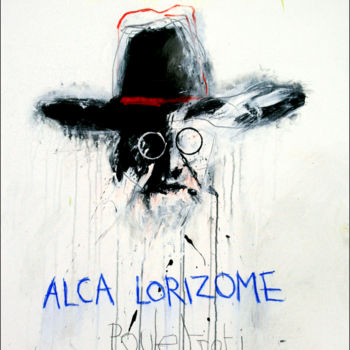 Schilderij getiteld "VARIATION FREUD ALC…" door Patrick Santus, Origineel Kunstwerk, Acryl