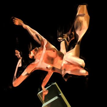 Arte digitale intitolato "NU S' ÉCRASANT AVEC…" da Patrick Santus, Opera d'arte originale, Lavoro digitale 2D