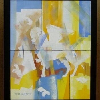 Pittura intitolato "Saint Marc. 6F" da Patrick Schilling, Opera d'arte originale