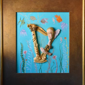 Pintura titulada "Harp" por Gaia Graal, Obra de arte original