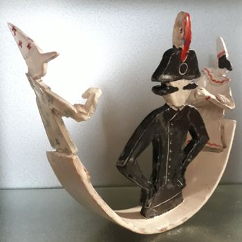 雕塑 标题为“La gondole de la ju…” 由Patrizia Grieco, 原创艺术品, 陶瓷