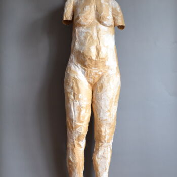 Escultura intitulada "« VENUS TRIBALE »" por Patrizia Pic, Obras de arte originais, Papel