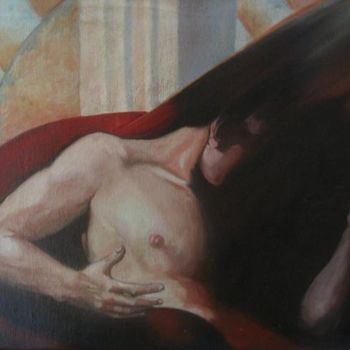Painting titled "OMAGGIO A MORENO BO…" by Patrizia Ricca, Original Artwork