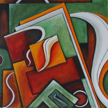 Pittura intitolato "la-chiave-n-3-tecni…" da Patrizia Testoni, Opera d'arte originale, Acrilico