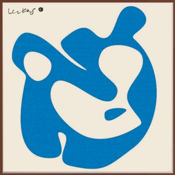 Peinture intitulée "the blue lady by Pa…" par Patryk Lukas, Œuvre d'art originale, Acrylique