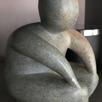 Sculpture titled "Aubin" by Patricia Tempere (T.PAT), Original Artwork, Stone