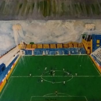 Painting titled "Inside the stadium" by Paul Antwis, Original Artwork, Acrylic