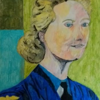 Schilderij getiteld "Eileen" door Paul Antwis, Origineel Kunstwerk